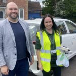 MP Peter Lamb with HILS CTM Emma
