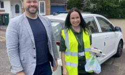 MP Peter Lamb with HILS CTM Emma